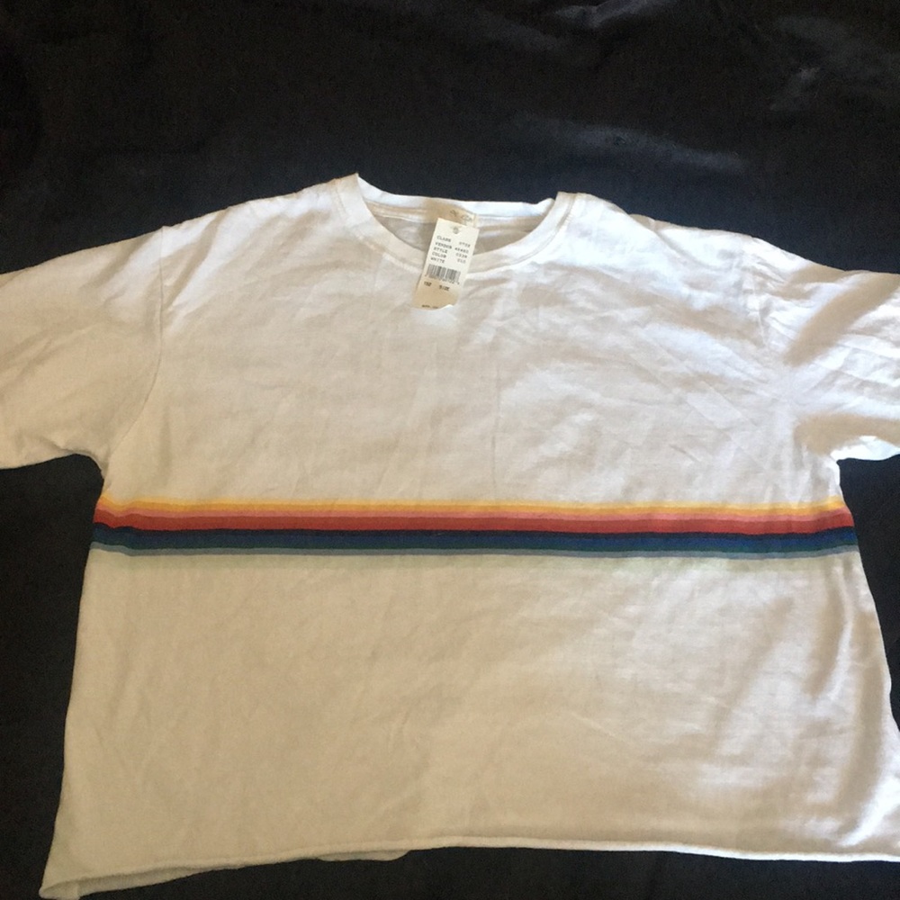 Brandy Melville rainbow top